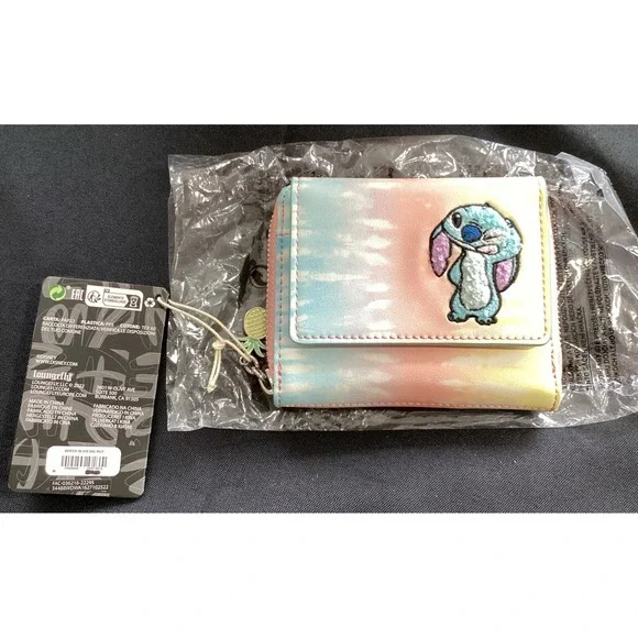 Loungefly Disney Lilo & Stitch Tie-Dye Backpack & Wallet Set BoxLunch Exclusive